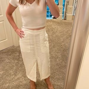 Reiss Jackie Plain Pencil skirt